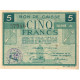 France, Colmar, 5 Francs, 1940, TTB - Bons & Nécessité