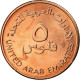 Monnaie, United Arab Emirates, 5 Fils, 1996, British Royal Mint, SPL, Bronze - Emiratos Arabes