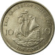 Monnaie, Etats Des Caraibes Orientales, Elizabeth II, 10 Cents, 1987, TTB - Caraïbes Orientales (Etats Des)