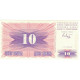 Billet, Bosnia - Herzegovina, 10 Dinara, 1992, 1992-07-01, KM:10a, NEUF - Bosnia Y Herzegovina