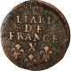 Monnaie, France, Louis XIV, Liard De France Au Buste âgé, Troisième Type - 1643-1715 Ludwig XIV.