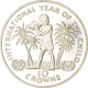 Monnaie, Îles Turks Et Caïques, Elizabeth II, 10 Crowns, 1982, Year Of Child - Turks & Caicos (Inseln)