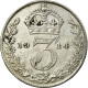 Monnaie, Grande-Bretagne, George V, 3 Pence, 1914, TB+, Argent, KM:813 - F. 3 Pence