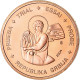 Serbie, 5 Euro Cent, 2004, Unofficial Private Coin, SPL, Copper Plated Steel - Essais Privés / Non-officiels