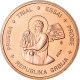 Serbie, 5 Euro Cent, 2004, Unofficial Private Coin, SPL, Copper Plated Steel - Privatentwürfe