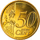 Belgique, 50 Euro Cent, 2009, Bruxelles, SPL, Laiton, KM:279 - Bélgica