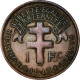 Monnaie, Cameroun, Franc, 1943, Pretoria, TTB, Bronze, KM:5, Lecompte:16 - Camerun