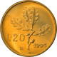 Monnaie, Italie, 20 Lire, 1991, Rome, SUP+, Aluminum-Bronze, KM:97.2 - 20 Liras