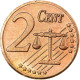United Kingdom , Fantasy Euro Patterns, 2 Euro Cent, 2002, SPL, Copper Plated - Essais Privés / Non-officiels