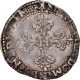 Monnaie, France, Henri III, Franc Au Col Plat, 1586, Bordeaux, TTB, Argent - 1574-1589 Henri III