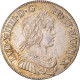 Monnaie, France, Louis XIV, 1/4 Écu à La Mèche Courte, 1/4 Ecu, 1643, Paris - 1643-1715 Luigi XIV El Re Sole