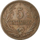 Monnaie, Uruguay, 5 Centesimos, 1946, Santiago, TTB, Cuivre, KM:21a - Uruguay