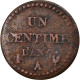 Monnaie, France, Dupré, Centime, AN 7, Paris, TB+, Bronze, Gadoury:76, KM:646 - Sonstige & Ohne Zuordnung