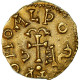 Monnaie, France, Domoaldo, Triens, 620-675, Neuvy, SUP, Or - 470-751 Merovingen