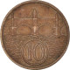 Monnaie, Tchécoslovaquie, 10 Haleru, 1934, TTB, Bronze, KM:3 - Tchécoslovaquie