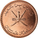 Monnaie, Oman, Qabus Bin Sa'id, 5 Baisa, 2008, British Royal Mint, SPL+, Bronze - Omán