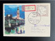 EAST GERMANY DDR 1990 REGISTERED POSTCARD BERLIN TO HAMBURG 17-04-1990 OOST DUITSLAND DEUTSCHLAND EINSCHREIBEN - Postkarten - Gebraucht