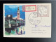 EAST GERMANY DDR 1990 REGISTERED POSTCARD BERLIN TO HAMBURG 17-04-1990 OOST DUITSLAND DEUTSCHLAND EINSCHREIBEN - Cartes Postales - Oblitérées