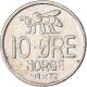 Monnaie, Norvège, 10 Öre, 1972 - Norvège