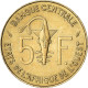 Monnaie, Communauté économique Des États De L'Afrique De L'Ouest, 5 Francs - Ivory Coast