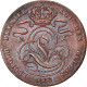 Monnaie, Belgique, Leopold I, 5 Centimes, 1833, TTB, Cuivre, KM:5.2 - 5 Centimes