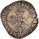 Monnaie, France, Henri III, Demi Franc Au Col Plat, 1/2 Franc, 1589, Bordeaux - 1574-1589 Heinrich III.