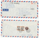 Reg Cover PETROLEUM PROCESS CONTROL Laboratory CHINA Air Mail To USA Stamps Petrochemicals Oil Energy Fushun - Petróleo