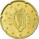 IRELAND REPUBLIC, 20 Euro Cent, 2003, TTB, Laiton, KM:36 - Irlande