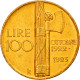 Monnaie, Italie, Vittorio Emanuele III, 100 Lire, 1923, Rome, TTB+, Or, KM:65 - 1900-1946 : Victor Emmanuel III & Umberto II