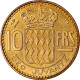 Monnaie, Monaco, 10 Francs, 1950, FDC, Aluminium-Bronze, Gadoury:139, KM:E24 - 1949-1956 Francos Antiguos