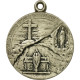 Vatican, Médaille, Pie XI à Lourdes, 1935, Penin, TTB+, Silvered Bronze - Altri & Non Classificati