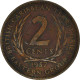 Monnaie, Territoires Britanniques Des Caraïbes, 2 Cents, 1957-1963 - Caraibi Britannici (Territori)