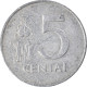 Monnaie, Lituanie, 5 Centai, 1991 - Lituania