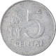 Monnaie, Lituanie, 5 Centai, 1991 - Litouwen