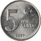 Monnaie, Turquie, 5 New Kurus, 2007 - Turkey