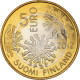 Finlande, 5 Euro, The Nordic Nature - Flora, 2012, SPL+, Bimétallique, KM:184 - Finlande