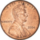 Monnaie, États-Unis, Lincoln Cent, Cent, 2004, U.S. Mint, Philadelphie, TB+ - 1959-…: Lincoln, Memorial Reverse