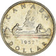 Monnaie, Canada, Elizabeth II, Dollar, 1957, Royal Canadian Mint, Ottawa, SUP+ - Canada