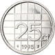 Monnaie, Pays-Bas, Beatrix, 25 Cents, 1995, BE, SUP, Nickel, KM:204 - 1980-2001 : Beatrix