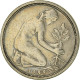 Monnaie, République Fédérale Allemande, 50 Pfennig, 1949, Stuttgart, TB+ - 50 Pfennig
