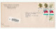 TREES 3 Reg TAIWAN  Multi Diff TREE Stamps COVERS Air Mail To Gb Registered Taipei Label Cover China - Briefe U. Dokumente