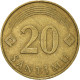 Monnaie, Lettonie, 20 Santimu, 1992 - Letonia