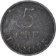 Monnaie, Danemark, 5 Öre, 1956 - Danemark