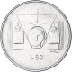 Monnaie, Saint Marin , 50 Lire, 1976, Rome, SPL, Acier, KM:56 - Saint-Marin