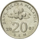 Monnaie, Malaysie, 20 Sen, 2007, TTB, Copper-nickel, KM:52 - Malesia