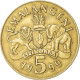 Monnaie, Eswatini, King Msawati III, 5 Emalangeni, 1999, TTB, Laiton, KM:47 - Swasiland