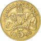 Monnaie, Eswatini, King Msawati III, 5 Emalangeni, 1999, TTB, Laiton, KM:47 - Swaziland