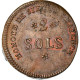 Monnaie, Etats Allemands, MAINZ, Friedrich Karl Josef, 2 Sols, 1793, Mayence - Autres & Non Classés