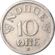 Monnaie, Norvège, 10 Öre, 1956 - Norvegia