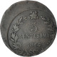 Monnaie, Italie, Vittorio Emanuele II, 5 Centesimi, 1862, Naples, Casquette - 1861-1878 : Vittoro Emanuele II